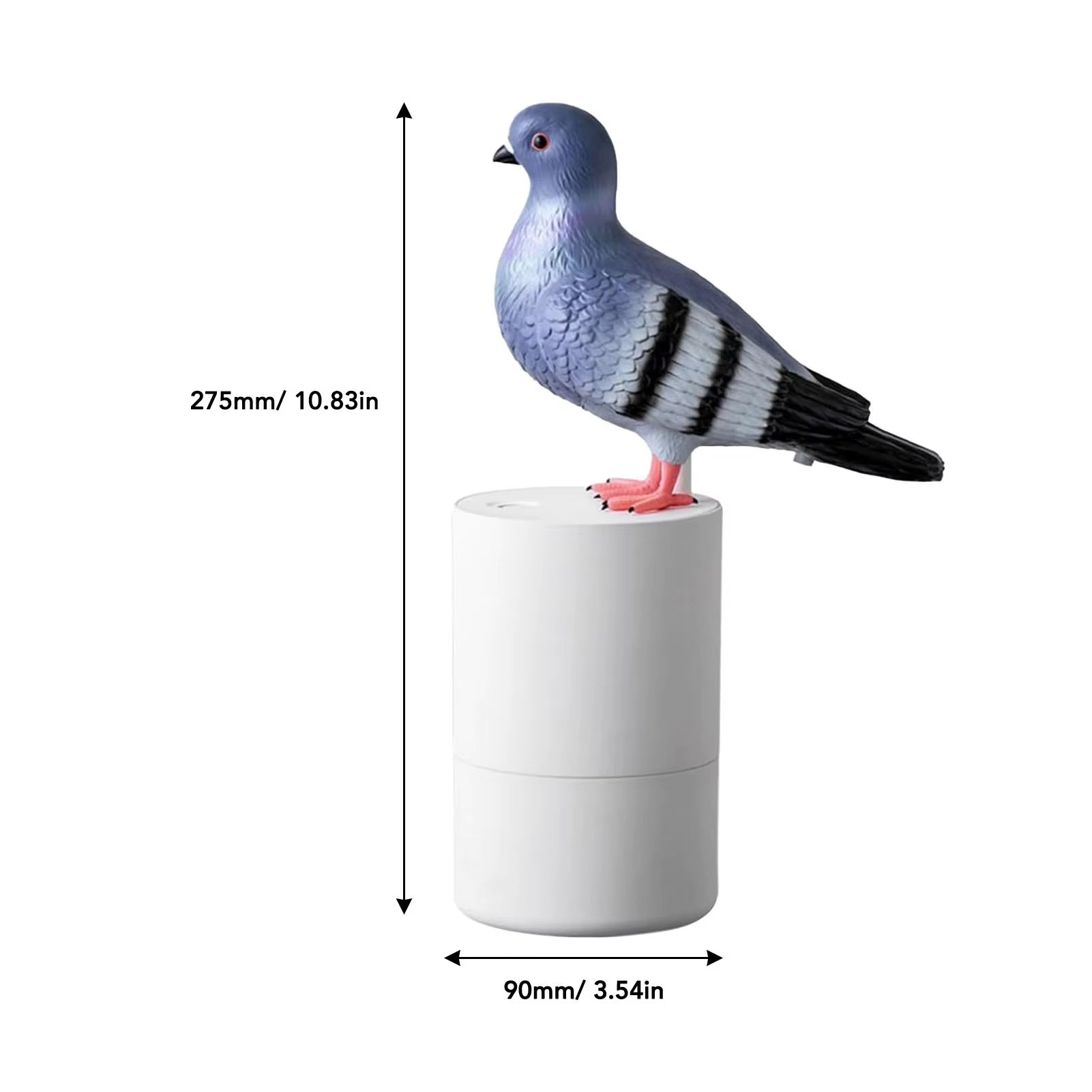 Automatic Foaming Hand Soap Dispenser Creative Blue Bird Touchless Induction Soap Dispenser ABS Refillable for Kitchen Bathroom